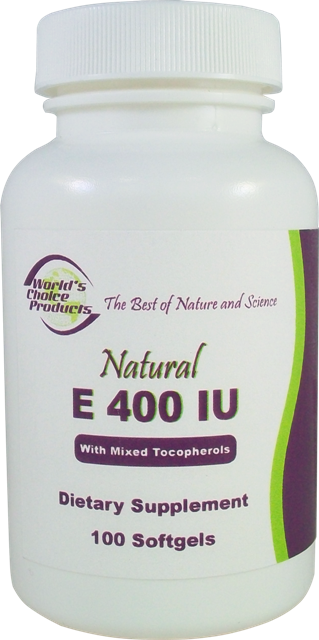 Natural E-400 100 softgels Item # 538